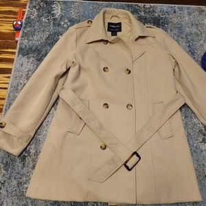 Chrisuno Women's Beige peacoat Size XL